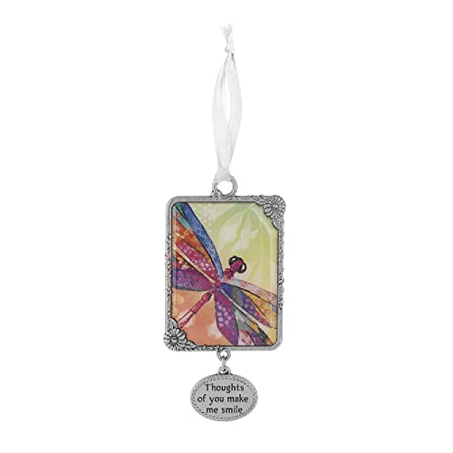 Ganz ER61655 Thoughts of You Make me Smile Ornament, 3.63-inch Height, Zinc, Multi