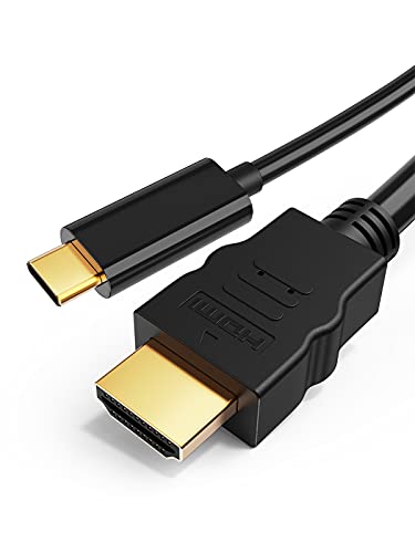 USB C to HDMI 16.5FT Cable, CableCreation USB Type C to HDMI Cable Adapter 4K, Compatible with Macbook Pro 2020 2019, iPad Pro 2020 2018, Surface Book 2, XPS 15 13, Yoga 920 910, Galaxy S20, S20+