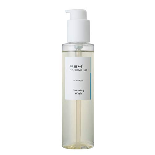 A24 Aloe Foaming Wash - pH balance 5.5, Hypoallergenic, Aloe Juice Derived Not Powder, 99% Natural Ingredients, Vegan Formula, Ideal for Sensitive and Dry Skin, Won't Clog Pore, Soap Free