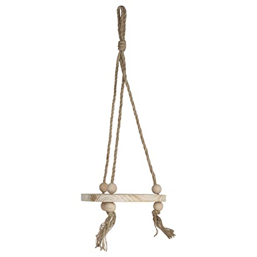 Foreside Home & Garden Hazel Hanging Shelf, Natural