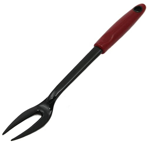 Chef Craft Select Nylon Meat Cooking Fork, 13 inch, Red
