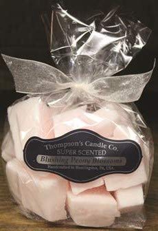 Thompson's Candles Blushing Peony Blossoms Super Scented Signature Collection 6 Ounce Crumblers
