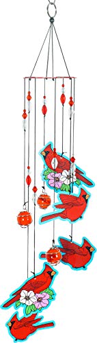 Spoontiques 11965 Cardinal Wind Chime, Red