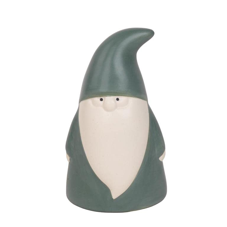 Blossom Bucket Jolly Santa, Dark Green