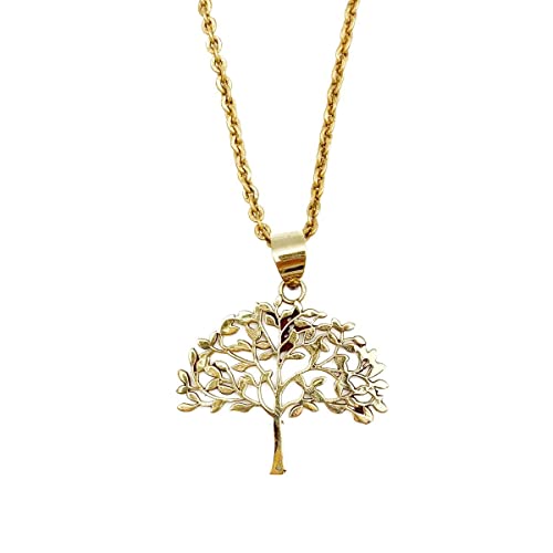 Anju Tree Gold-Plated Tanvi Pendant with 16-inch Chain for Women
