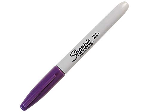 Pens Sharpie 498311 Single Permanent Marker Fine Point Purple (30008)