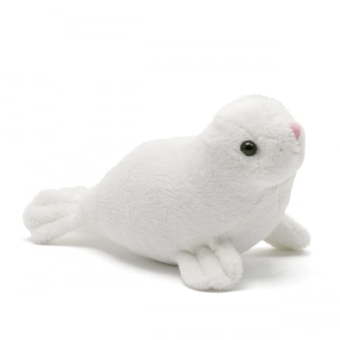 Unipak 1122SEW Handful White Seal Plush Figure Toy, 6-inch Length