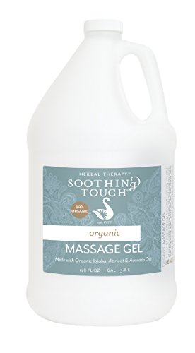 Soothing Touch Organic Massage Gel, Unscented, 128 Ounce