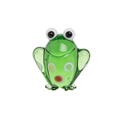 Beachcombers B22479 Mini Glass Jumping Frog, 1.38-inch High