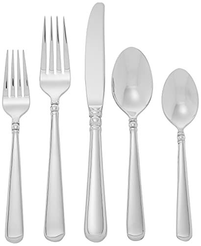 Lenox Pearl Platinum Flatware 20 Piece Set, Service for 4