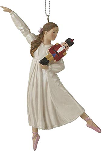 Ganz Clara Holding Nutcracker Christmas Ornament. Set of 6