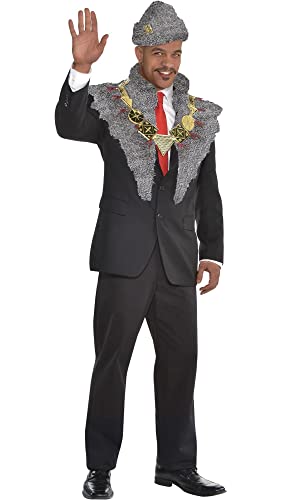 Amscan SUIT YOURSELF Coming to America Prince Akeem Costume Accessory Supplies for Adults, Include a Hat, Stole, and Necklace