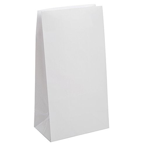 Unique Industries White Paper Party Favor Bags, 12ct