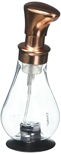 Browne & Co Cuisipro 13 Ounce Foam Pump Soap Dispenser, Copper