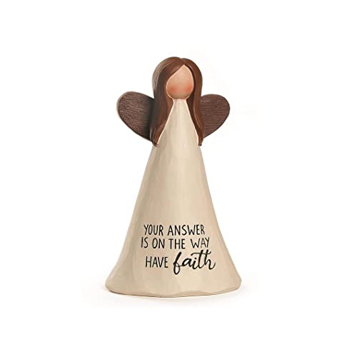 Blossom Bucket 221-13227 Have Faith Angel Figurine, 5.5-inch Height