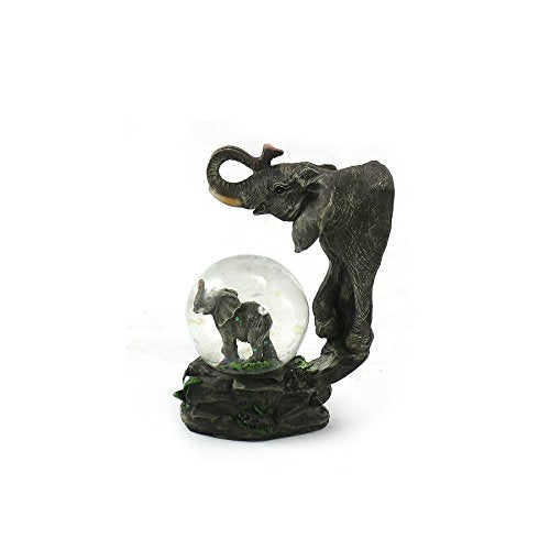 Unison Gifts Animal Wildlife Collection Elephant Waterglobe