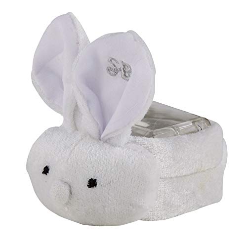 Creative Brands Stephan Baby Boo-Bunnie Comfort Toy & Boo Cube, Silver