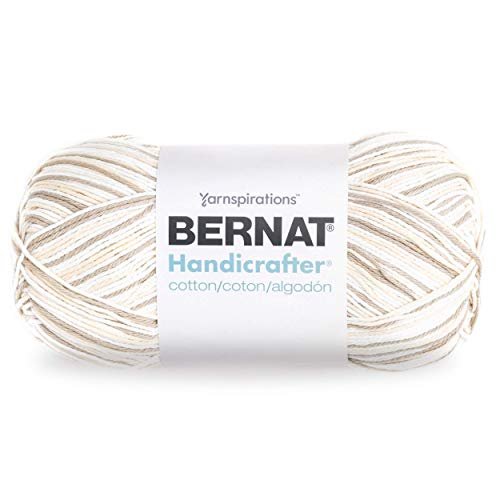 Spinrite Yarns (CA) Bernat Handicrafter Cotton Yarn, Gauge 4 Medium Worsted, Queen Annes Lace