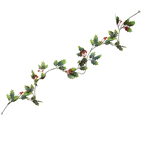 Beistle Holly & Berry Garland, 6&