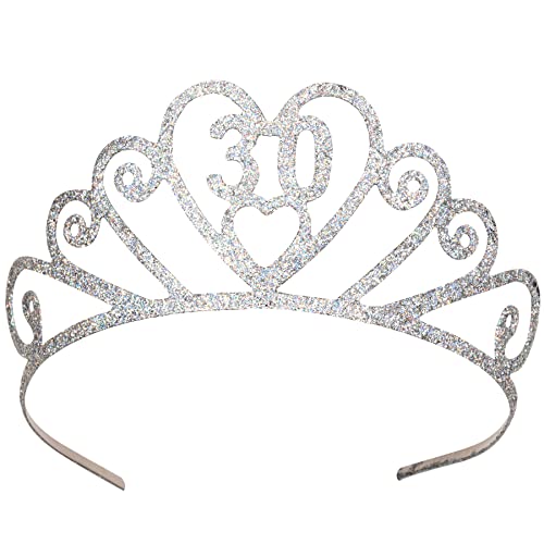 Beistle Glittered 30 Tiara Party Accessory (1 count) (1/Pkg)