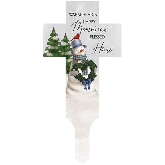 Carson Home Blessed Home Cross Garden Stake, 17.5-inch Height