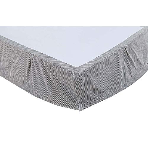 CWI VHC Brands Lincoln King Bed Skirt, 78x80x16