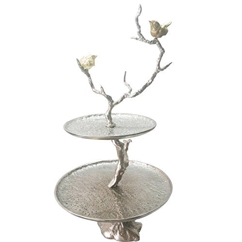 A&B Home Iron Branch D√©cor with 2 Tiered Tray