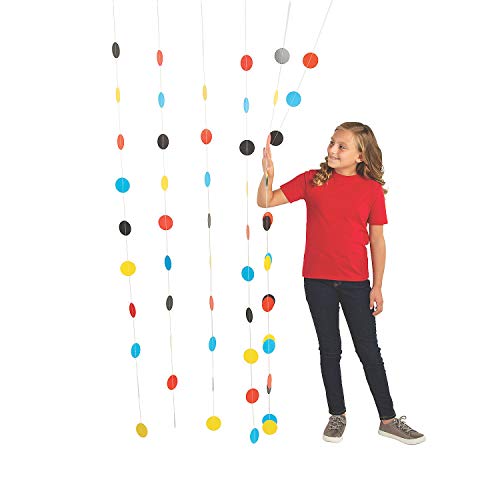 Fun Express COMIC SUPERHERO DOOR CURTAIN - Party Decor - 1 Piece