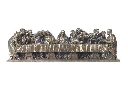 Unicorn Studios WU75825V4 Large The Last Supper by Leonardo Da Vinci Bronze Sculpture