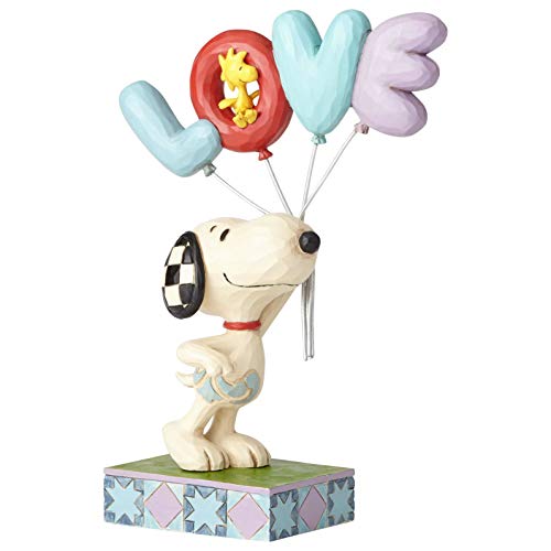Enesco Peanuts By Jim Shore Snoopy With Love Balloon Figurine Multicolor