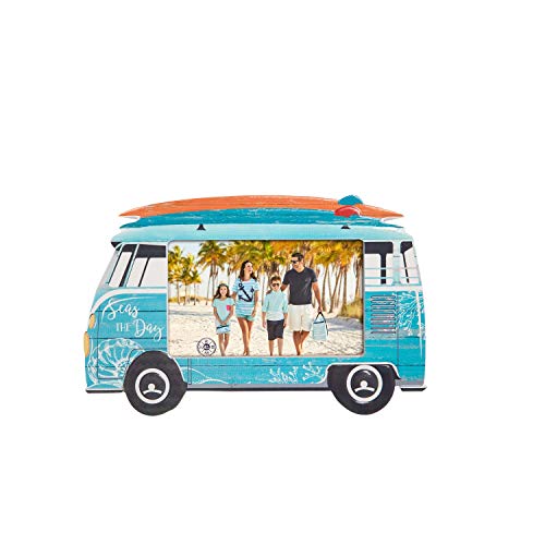 Beachcombers Resin Blue Surf Bus Picture Frame