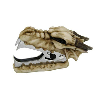 Pacific Trading Giftware Novelty Archaic Bone Dragon Staple Remover Office Desktop Stationery 3.25 Inch L