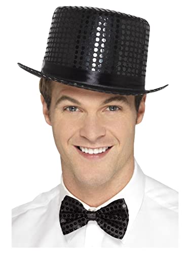 Smiffys 48260 Sequin Top Hat (One Size)