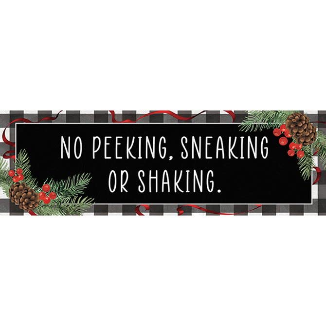 Carson Home Accents Sneaking Message Bar, 8.5-inch Width