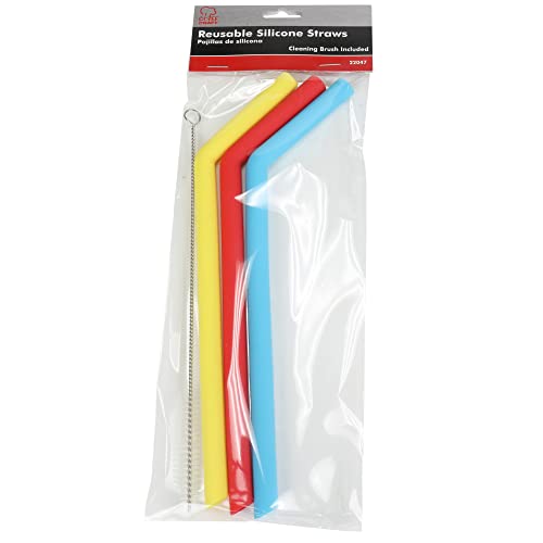 Chef Craft Bent Silicone Straw