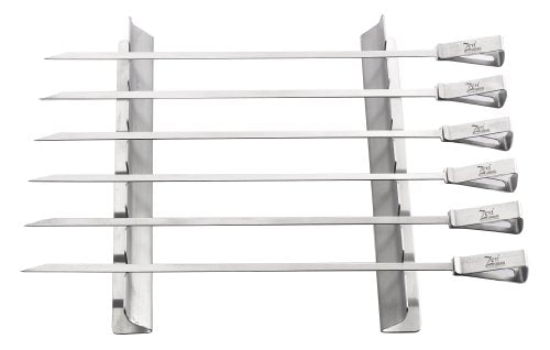 Zenport Urban 870007 Grilling Kabob Rack with Skewers