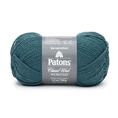 Spinrite Yarns (CA) Patons Classic Wool Yarn, Rich Teal