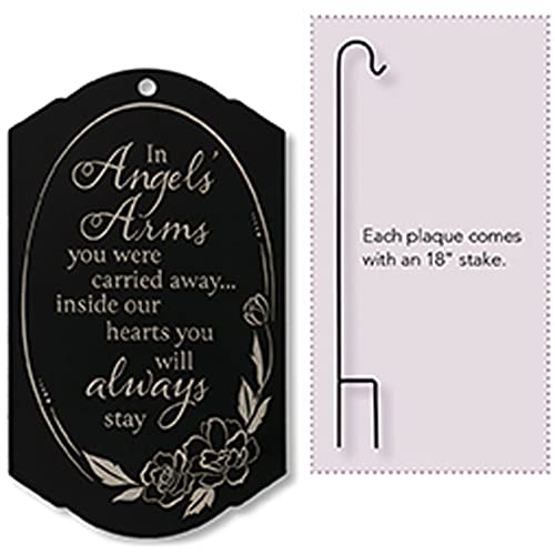 Carson Home 64469 Angels' Arms Memorial Garden Stake, 5.75-inch Width