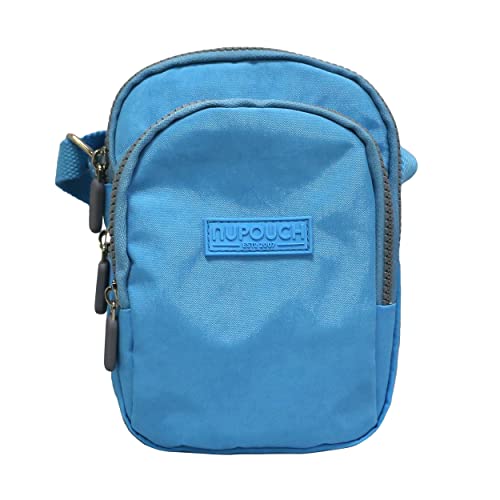 Calla Malibu Everyday Shoulder Bag Washed Nylon Adjustable Strap (Sky)