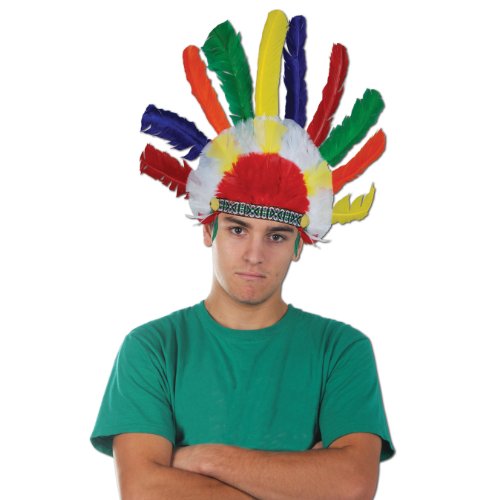 Beistle 1-Pack Decorative Indian Headdress