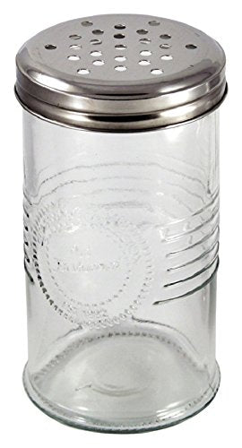 Grant Howard Old Fashioned Glass Cheese Shaker, 14 Ounces