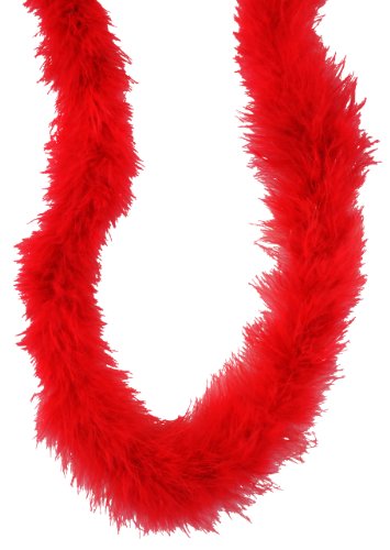 Midwest Design Touch of Nature 38009 Fluffy Boa, Deep Red