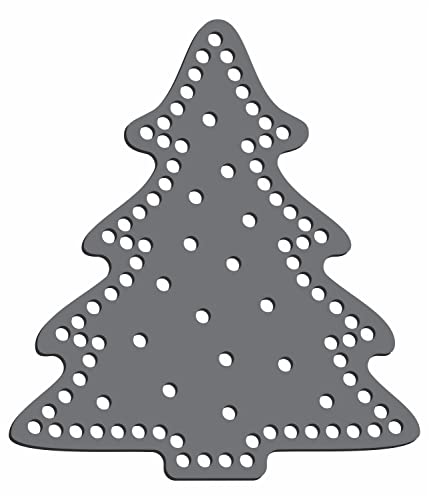 Rhinestone Genie Christmas Tree 5" Magnetic Rhinestone Template, Black