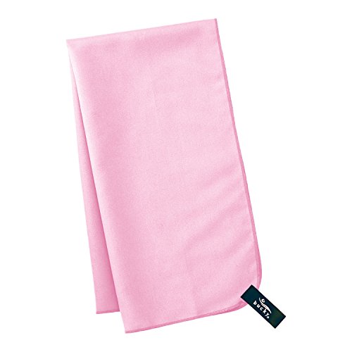 Bucky Ultra Absorbent Lightweight Lint Free Quick Dry Twisted Chamois Microfiber (25x10"), Pink 2 Pound