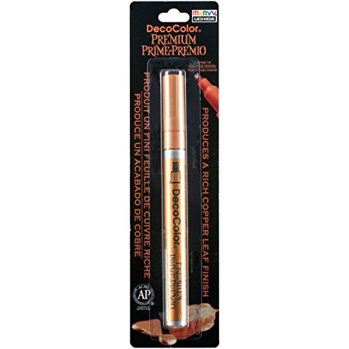 Uchida Deco Color Premium Copper Paint Pen, 2 Millimeter Flat Tip