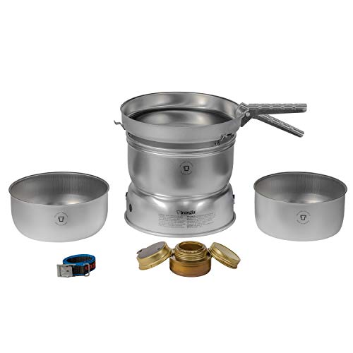 Liberty Mountain Trangia 27-21 Duossal 2.0 Camping Stove Kit with Stainless Steel Lined Pans