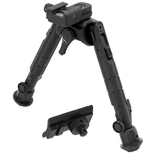 Leapers UTG Recon 360 TL Bipod, 7"-9" Center Height, Picatinny, Black