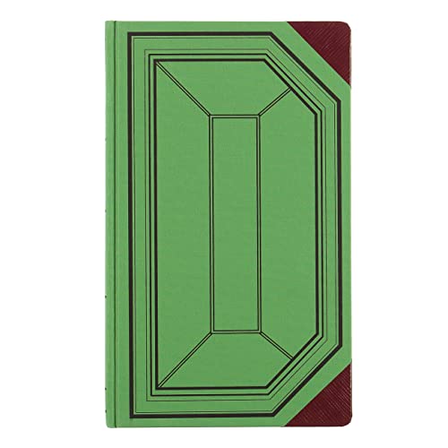 Rediform National Brand Recycled Sewn Canvas Account Book, Green, Book of 150 Pages (A6718150R)