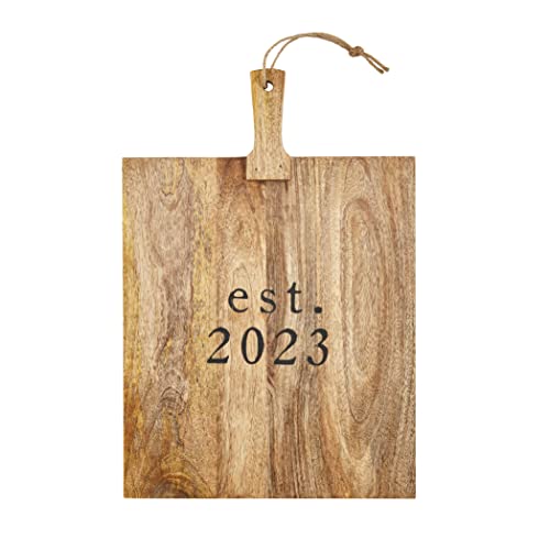 Mud Pie Est 2023 Board, 17.5" x 12", Wood