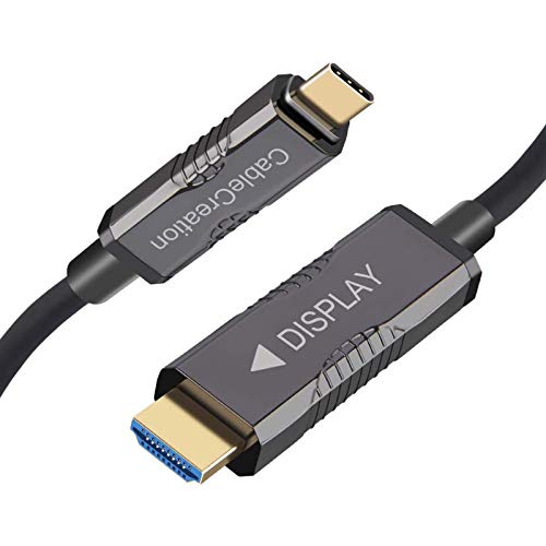 CableCreation USB 3.1 Type C to HDMI 32ft /10M Fiber Optic Cable,